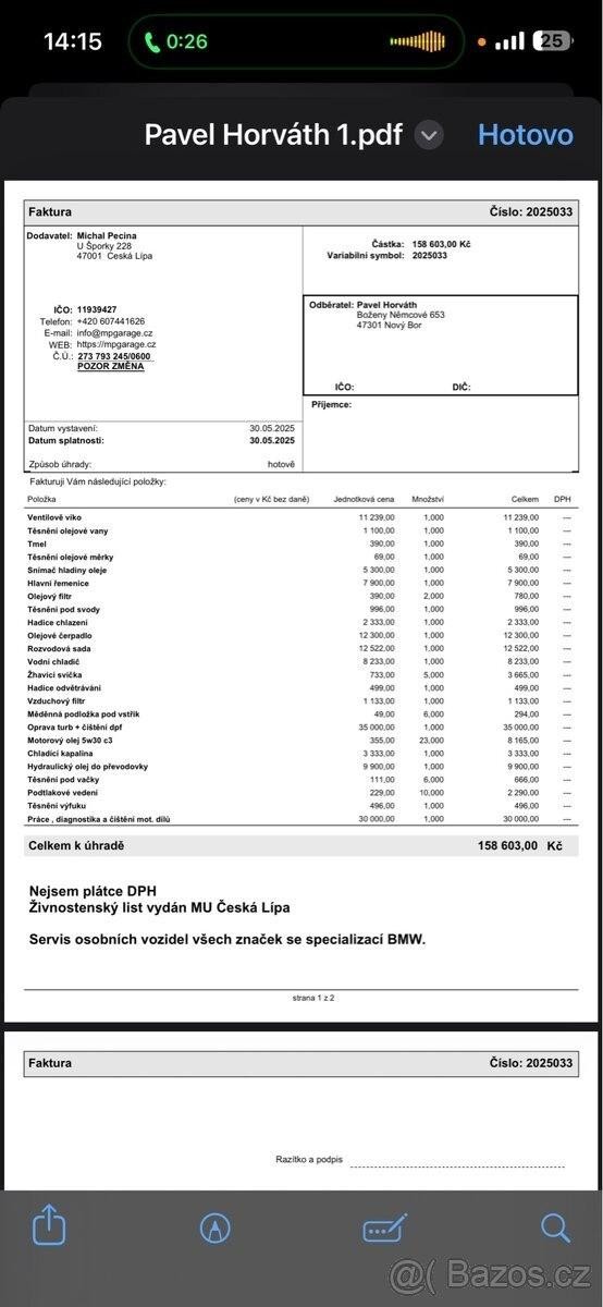 BMW Řada 7 F01 740d M//Paket