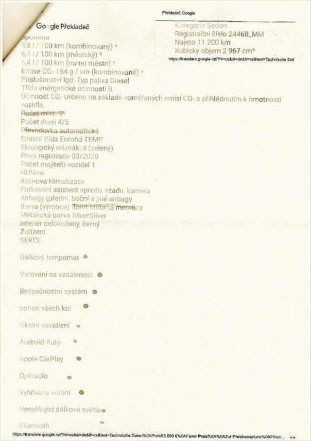 Audi A6 45TDI disel + mild hybrid