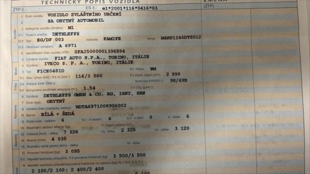 Fiat Ducato 3,0   Obytné auto,obytka DETHL
